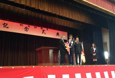 12月6日(金)は首里東高校30周年式典でした。