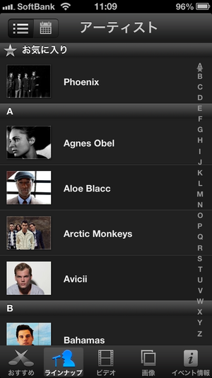 iTunes Festival London 2013 出演アーティスト