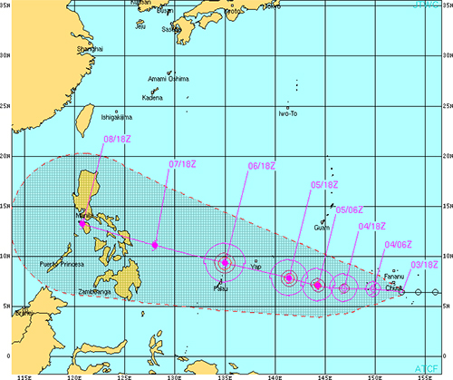 台風30号「ハイエン」