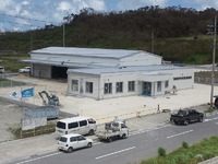 沖縄ヤマト運輸株式会社南風原宅配センター　完成間近です