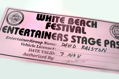 ホワイトビーチフェスティバル、ライブ無事終了。