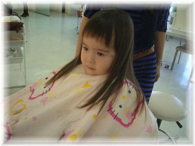 カットヘアー☆チビ!