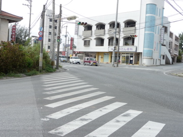 伊良皆〒局からお店までの道案内(県道6号ルート)
