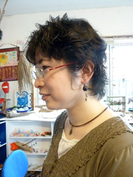 エバーフレッシュ急成長中の店内にearthgreenさん来店