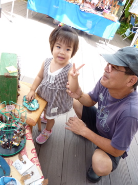 キジムナ〜に会える市? ひんぷんガジュマルのお隣で開催中!
