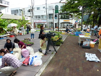 高速無料化前日の結市。朝市両方楽しみましたが、まだ終わらない