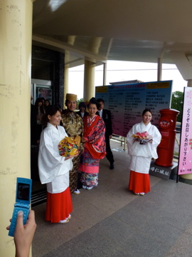 今帰仁城跡 さくら祭り ファイナル2日間漂着しました!