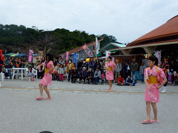 今帰仁城跡 さくら祭り ファイナル2日間漂着しました!
