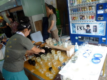 朝からマメに誘われて 本部手作り市 明日はもくまおう市