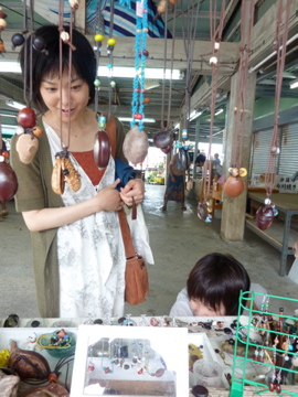 朝からマメに誘われて 本部手作り市 明日はもくまおう市