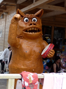 にぎわいフリマに漂着しました!明日はマヤプス祭りです!