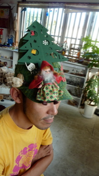帽子アレンジリスペクトクリスマス365へ行きました他多数