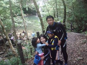 沢登り/沖縄/滝/家族旅行/エコツアー/自然体験