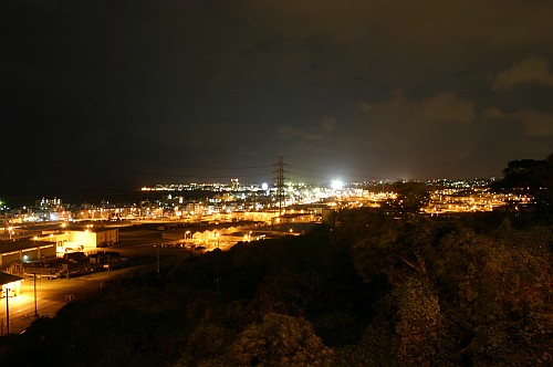 夜景キャンプフォスター