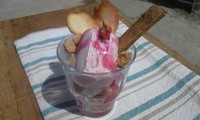 きいちごパフェ☆ 新しいアイス2種類