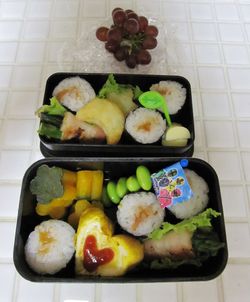・梅のり巻き弁当 お弁当会・