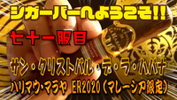 【七十一服目】サン・クリストバル・デ・ラ・ハバナ ハリマウ・マラヤ ER2020 エクスクルーシボ・マレーシア 2021/11/02 18:00:00