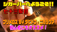 七十三服目　プリメロス BY ダビドフ・ニカラグア　初心者にもオススメ！ 2021/12/07 18:00:00