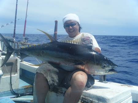 釣り2日目又カジキだ