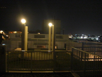 夜間照明の写真