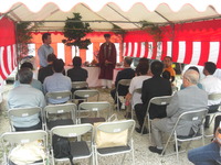 ３月２日は、Ｙ－邸の地鎮祭 2010/03/04 17:27:26