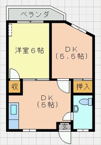 那覇市牧志２DK_４，３万の物件/　沖縄賃貸不動産のあいうえお