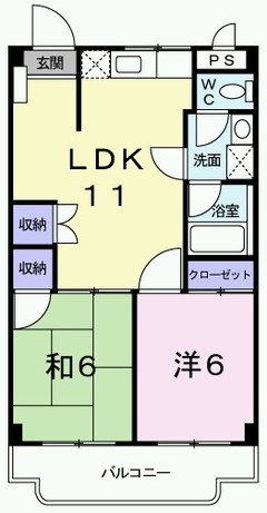 【浦添市西原の２LDK物件】