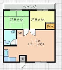 那覇市古波蔵２ＬＤＫ_５，２万/