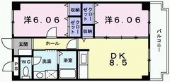 浦添市宮城２DK_５，９万の物件