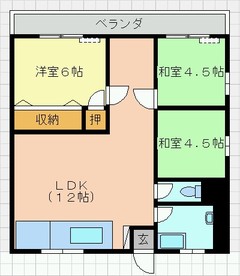 那覇市西３LDK_６，０万の物件