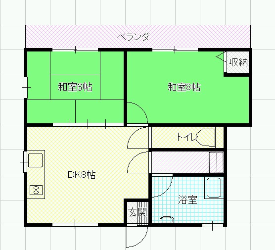 那覇市若挟２LDK_５，０万の物件