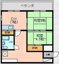 那覇市牧志２DK_５，５万の物件