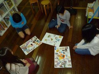 子供達とドリームマップ作り