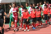 天皇杯準決勝　エスコートキッズ