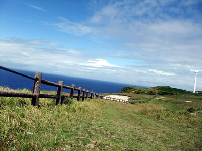 粟国島マハナ展望台