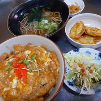 親子丼と冷やしそばセット