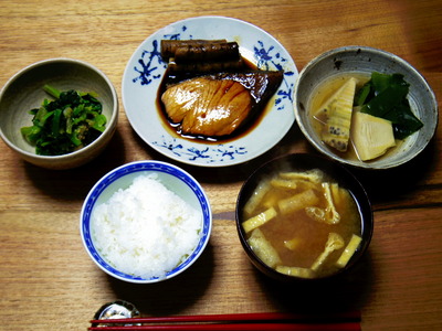 福 島ぐらしブログ２ ぶりの照り焼き定食