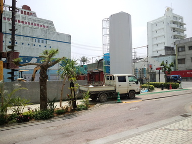 杭工事進行中