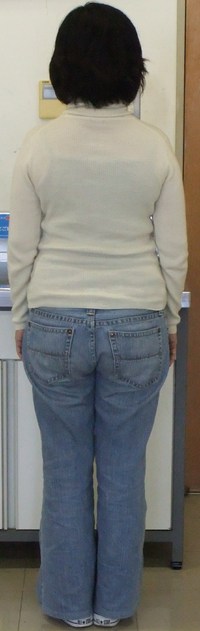 姿勢を意識するだけで・・・こんなに！！ 2010/03/16 11:01:17