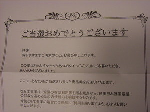 たんすケータイで5万円！（その２）