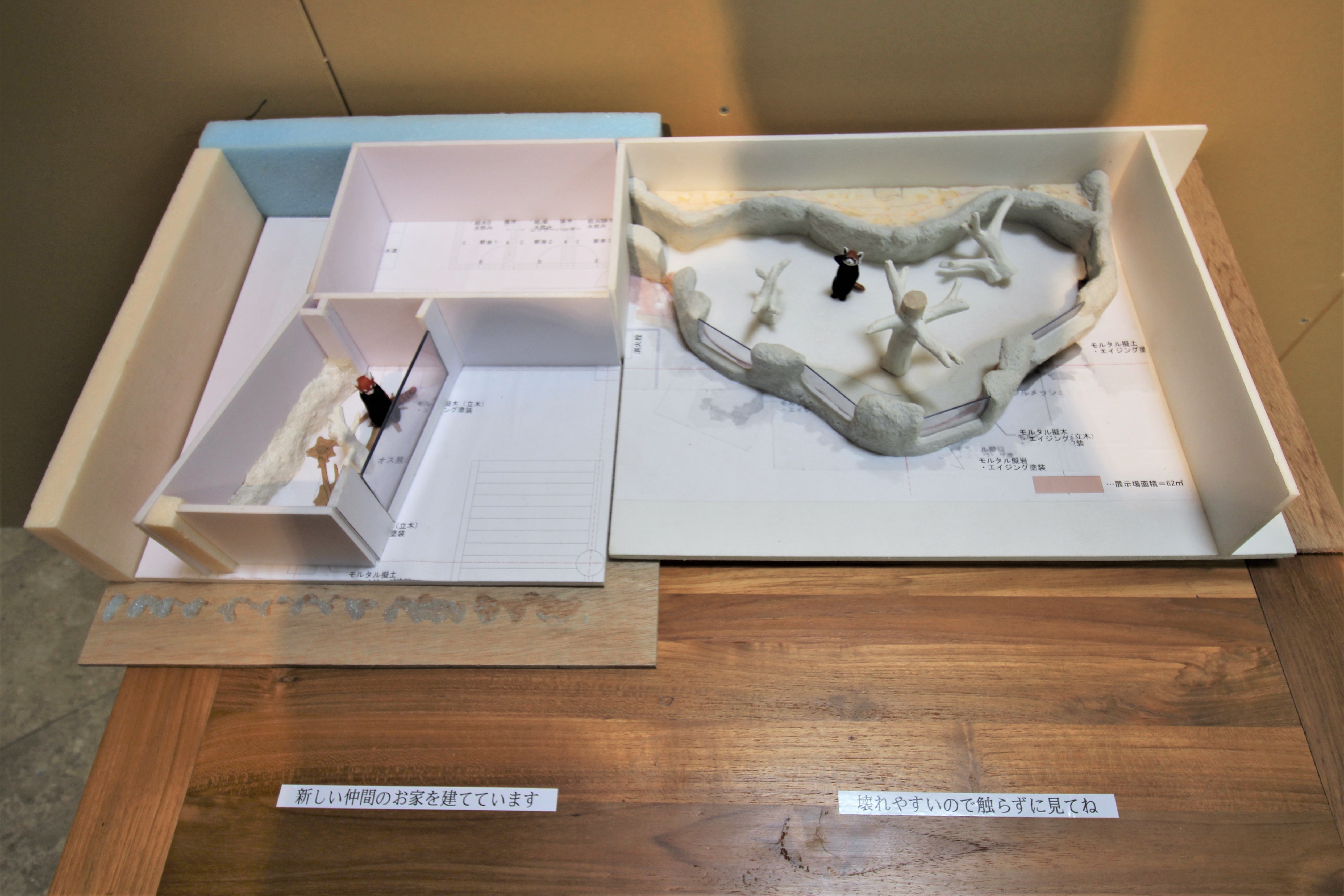 ネオパークオキナワ様 レッサーパンダ飼育室改修工事