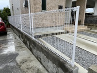 【CSハウジング】名護市大西N様 新規フェンス取付 2023/08/04 14:42:48