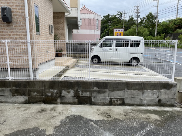 【CSハウジング】名護市大西N様 新規フェンス取付