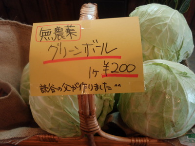 無農薬のグリーンボール
