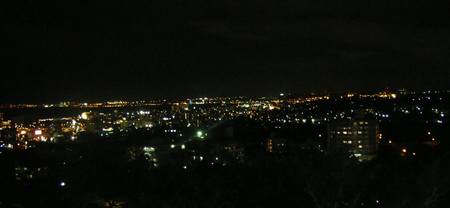 昨日の夜景