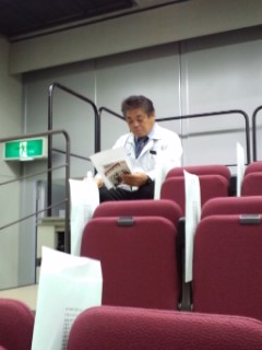 朝礼実演その後