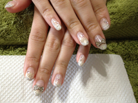 ラブ♡リボンなネイル 2012/12/21 08:40:28