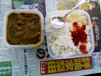 昼飯は昨夜のカレー。 2009/11/06 19:27:20
