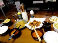 昨夜のメシと今朝のメシ。 2009/11/11 12:51:18
