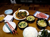 今夜は私が作りましたー。 2009/10/30 23:38:57